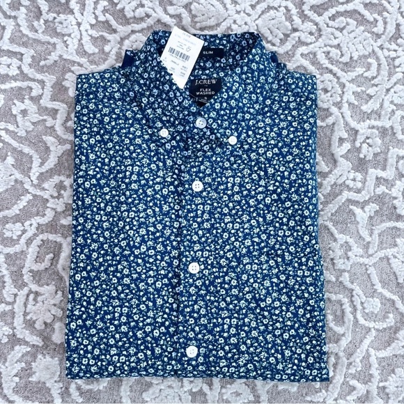 J. Crew Factory Other - NWT J. Crew Flex Washed Slim Fit Button Down
